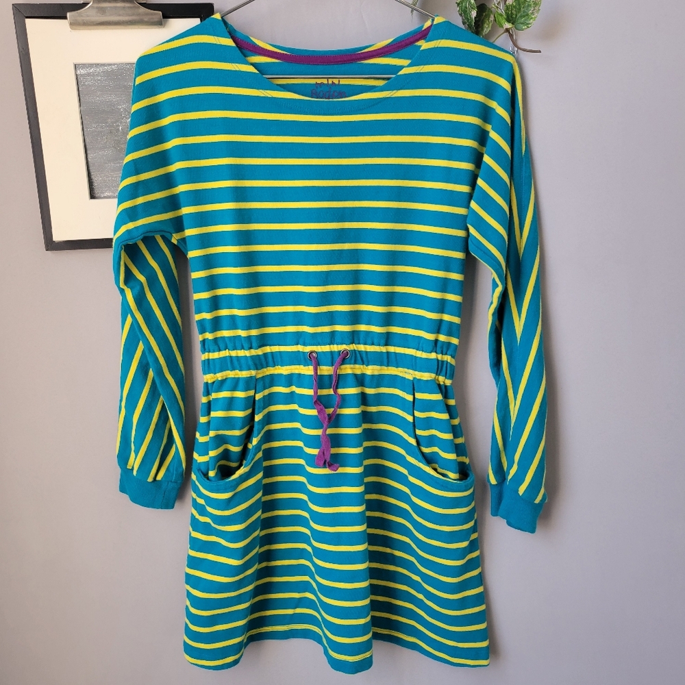 Mini Boden‎ Girl’s Stripe Jersey Dress 11-12 Y